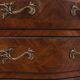 Stylish walnut chiffonier with marble top.