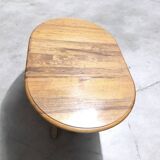Small round table with flaps Louis Philippe Genuine