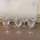Set of 7 antique cut crystal glasses