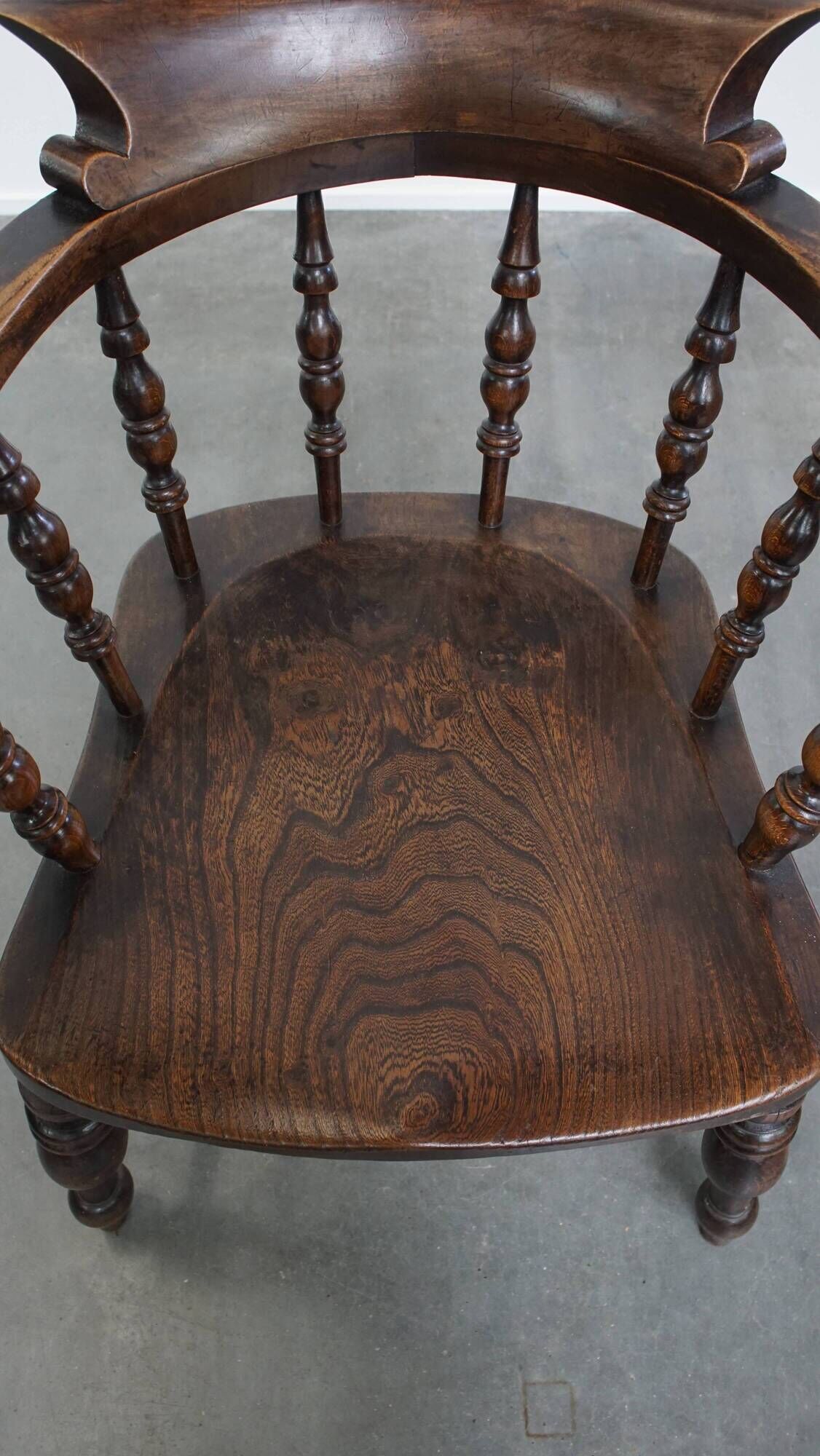 English antique side/desk/captain's chair from the early 1800s