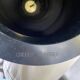 Lampe de table en cuir et marbre par Gilles Caffier