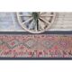 Vintage Turkish Oushak Handmade Wool Cotton Purple Runner Rug 89x375