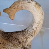 Gargoyle in cement mermaid bugle cathedral ep 1950