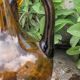 Amber blown glass carafe (1960)