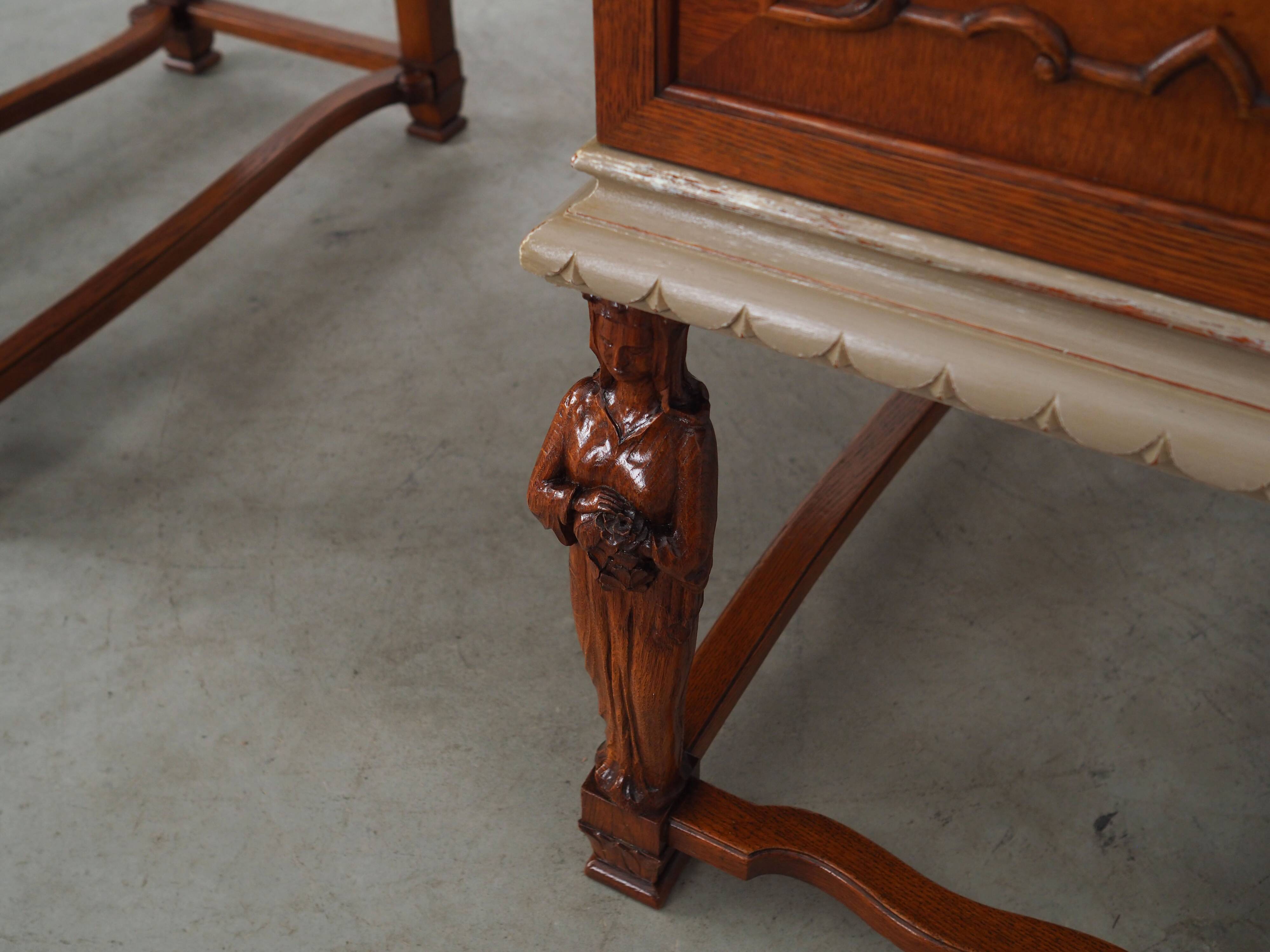 Bureau en chêne, design danois, années 1950, production : Danemark