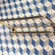 Vintage coat rack like a train luggage rack
