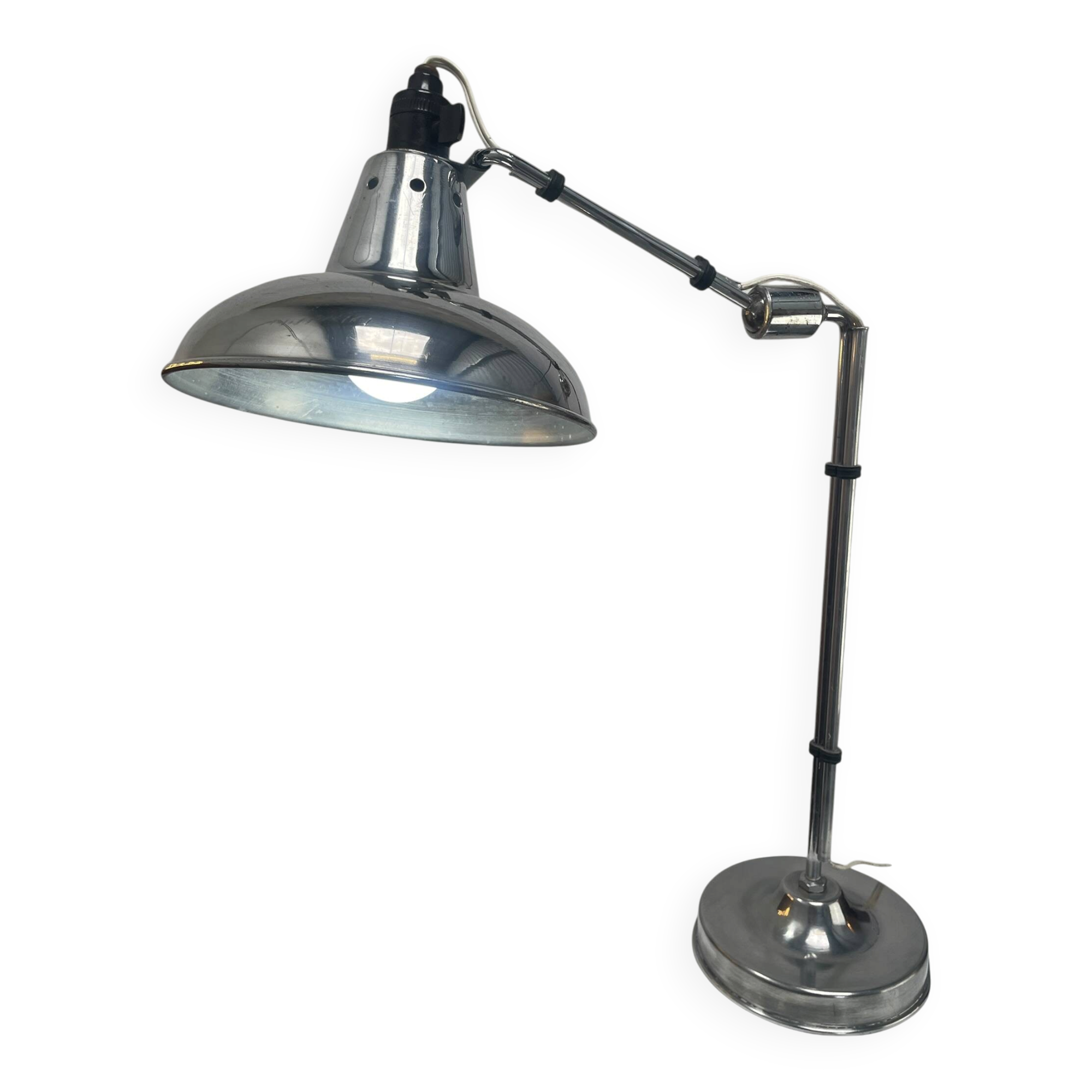 Houillon desk lamp, adjustable model ÉCLAIR no. 22 — 1930