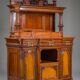 Buffet néo-baroque allemand en noyer et acajou, années 1890
