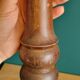 Moulin à poivre vintage en bois H 36,5 cm