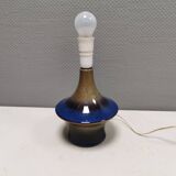 Very nice and rare ‘UFO’ Søholm table lamp in ceramic. Denmark 1970-80s