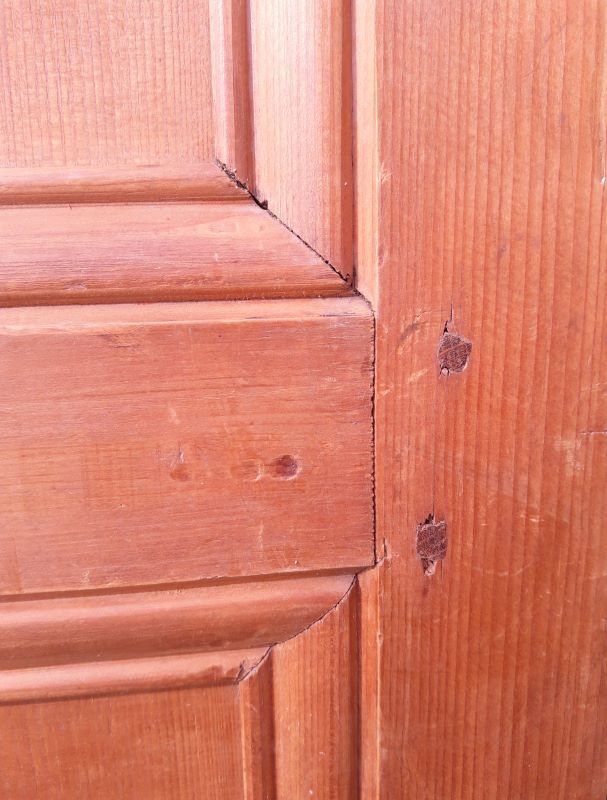 Pair of doors 248x129cm old