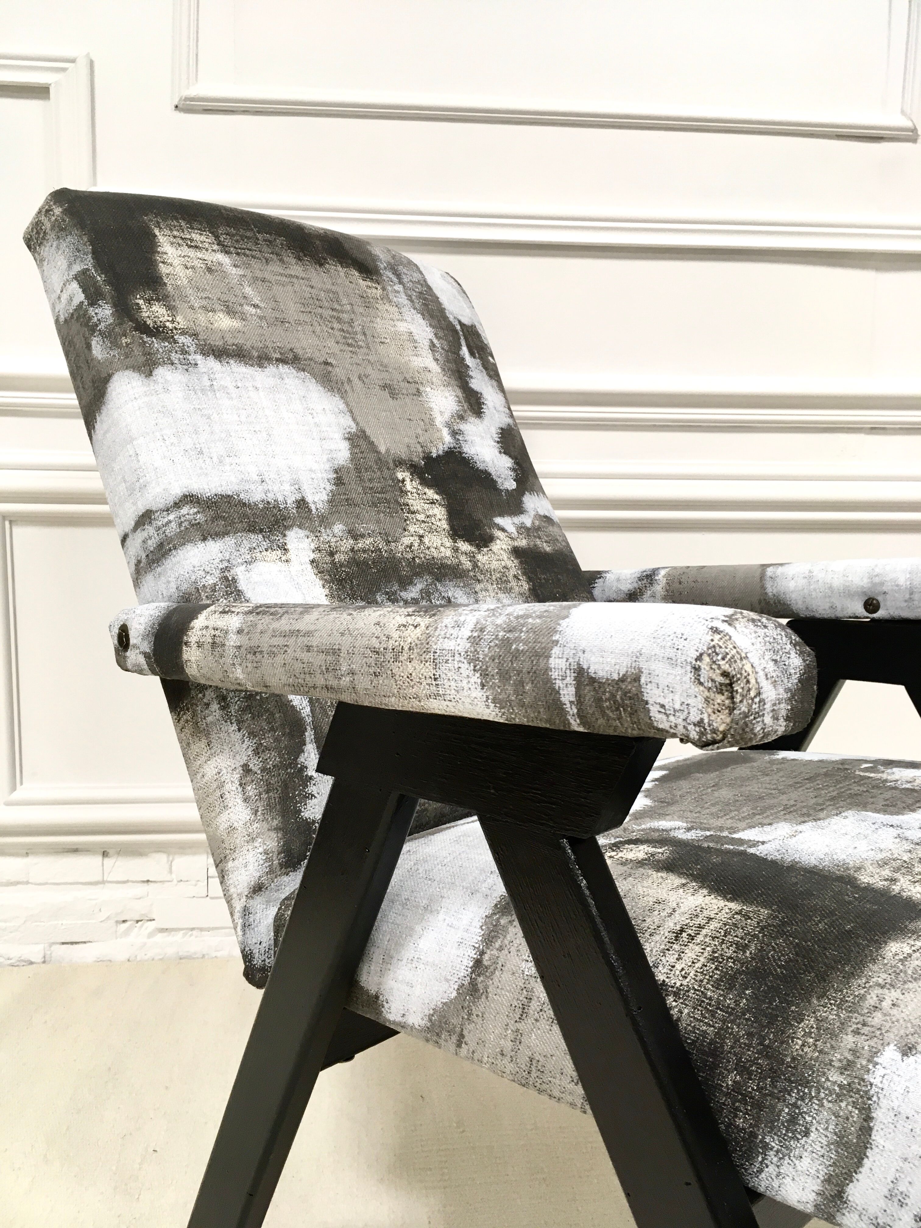 Restored Scandinavian armchair