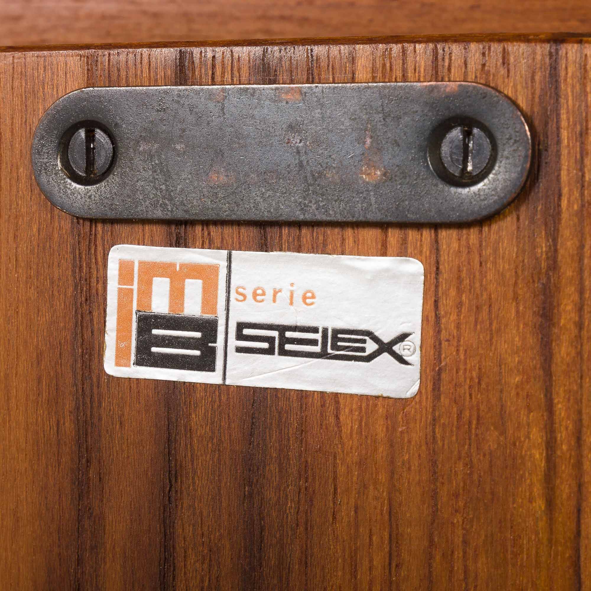 Italian vintage free standing wall unit or room divider by IMB , 1970s