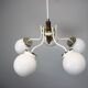 1970s glass chandelier, Czechoslovakia