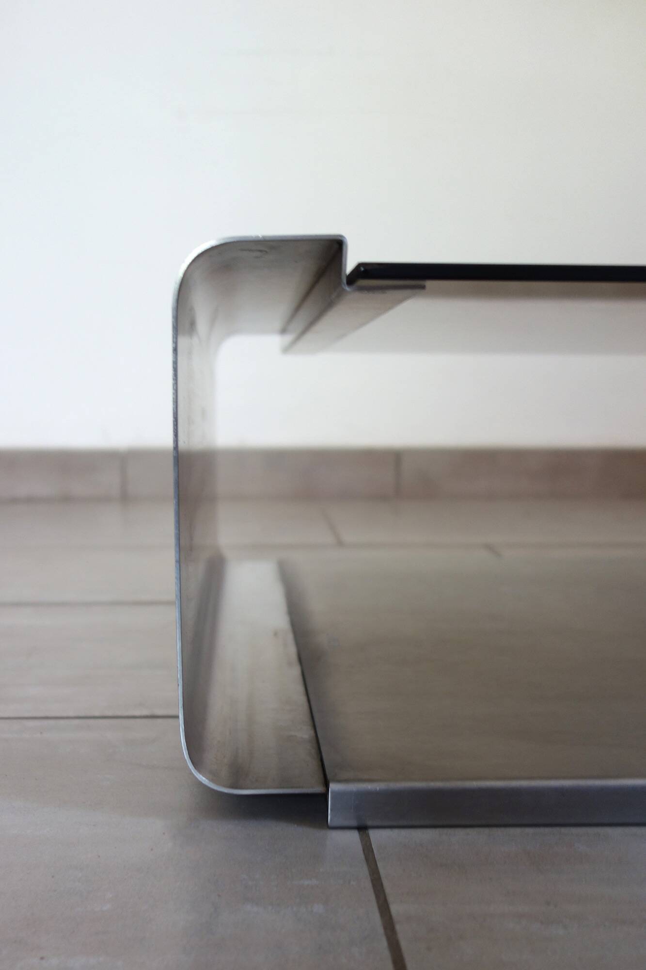 Vintage coffee table by François Monnet, Kappa edition, 1970