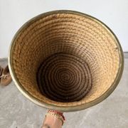Rattan basket 1970, Italy