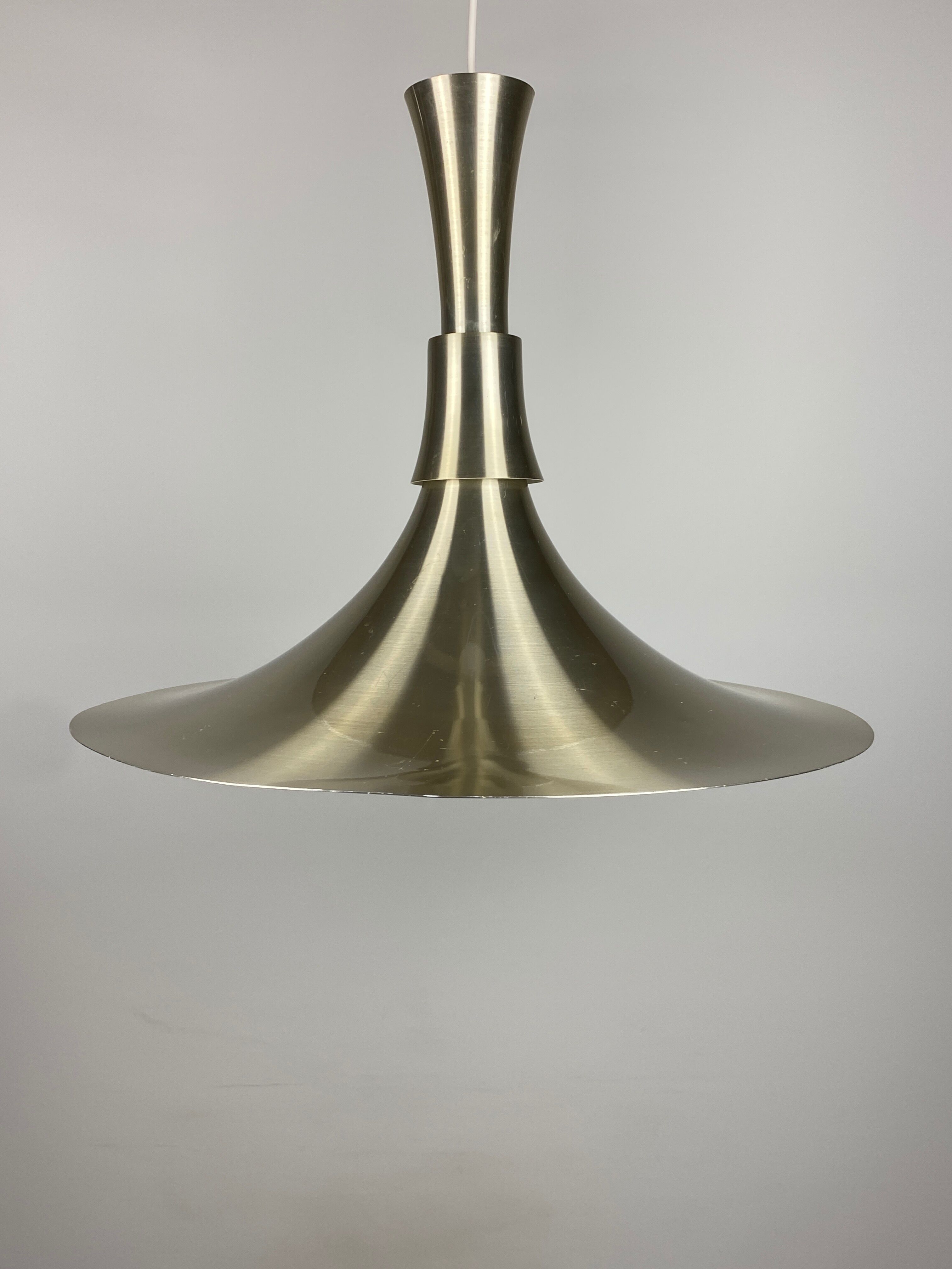 Trumpet shaped Pendant Lamp by Bent Nordsted for Lyskaer Belysning