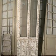 Showcase furniture style lacquered wood XX century