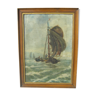 Peinture "thème marine"