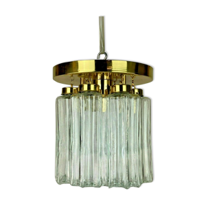 Lustre en verre design 60s/70s