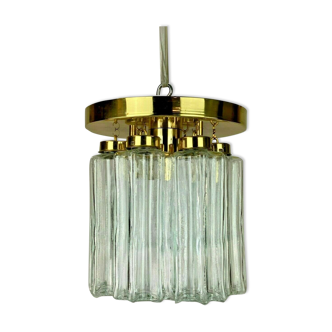 Lustre en verre design 60s/70s