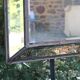 Miroir vintage en métal à parcloses – 5 glaces biseautées