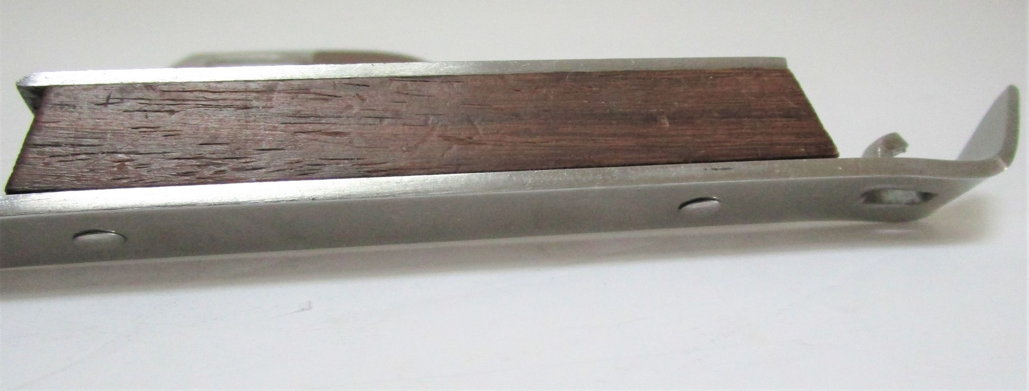Two bottle opener rosewood steel vintage design