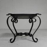 Vintage coffee table with 4 tiles, 1960s