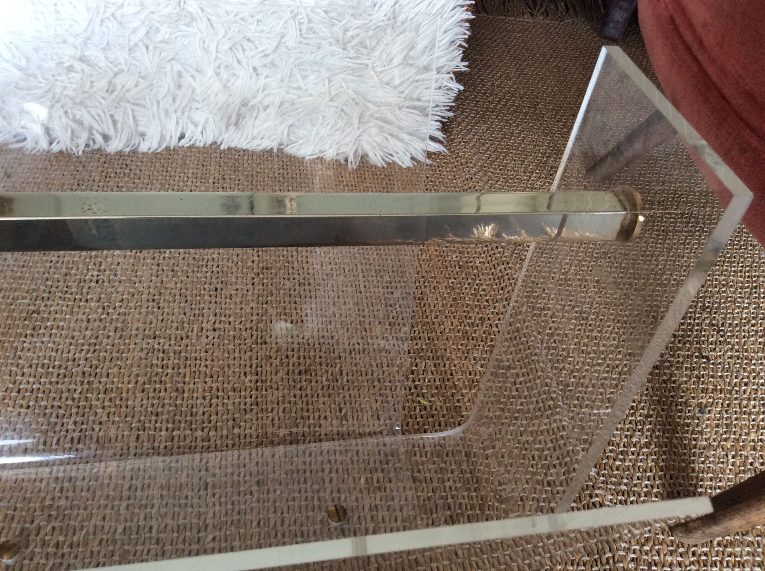 Plexiglas magazine door