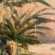 Old painting, orientalist landscape, signed George 20th century