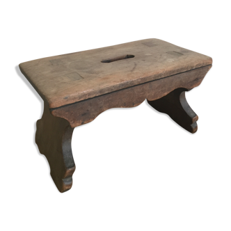 Small bench, authentic, artisanal production