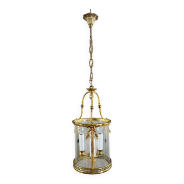 Lanterne en bronze doré, XXe Siècle