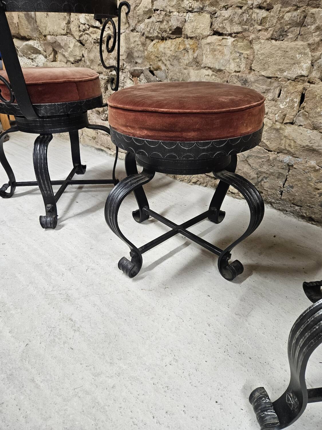 Ensemble brutaliste vintage 1970"