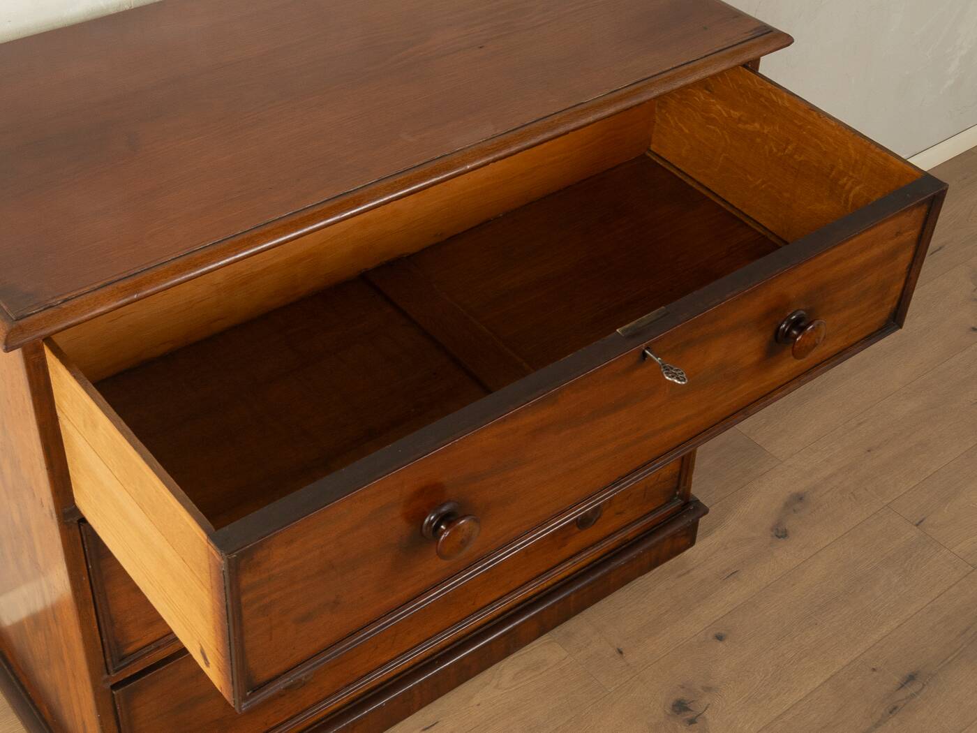 Commode en lin victorien, vers 1840