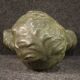 Sculpture in bronze painted terracotta bust of a child