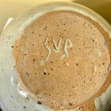 Vase pensu , enamelled ceramic, marking to be identified n°3 bis vintage