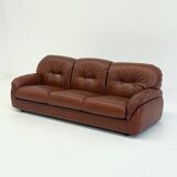 Vintage design sofa from Poltrona in imitation leather