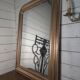 Golden mirror in Louis Philippe style