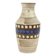 Vintage Bay Vase West Germany Ceramic Beige Brown Blue 619-35