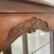 Provençal Louis XV display cabinet in carved fruitwood, illuminated.