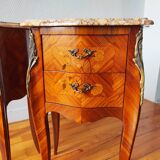 Pair of French Louis XV style bedside tables