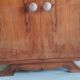 Small buffet 2 doors wooden vintage style art deco