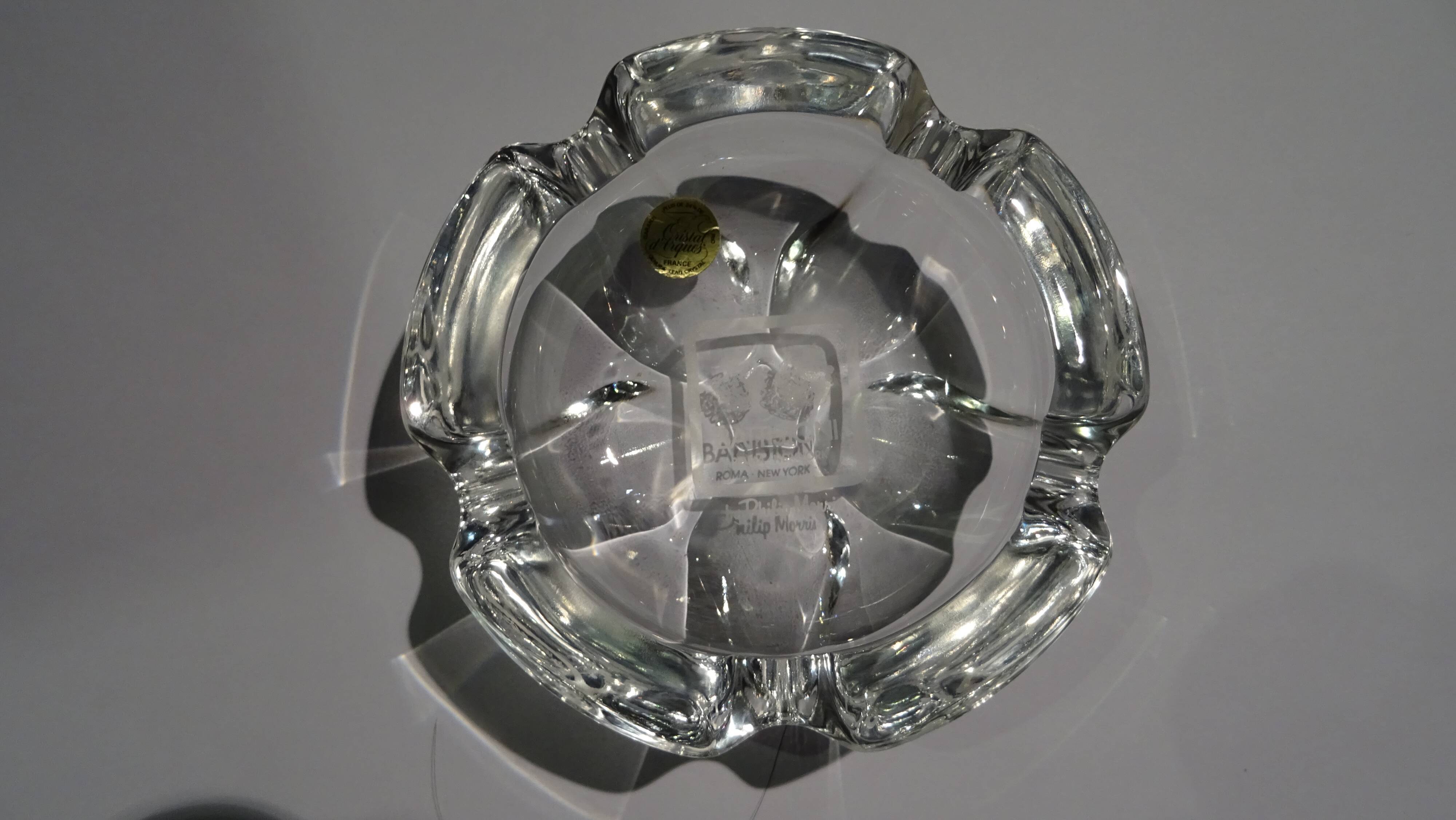 ashtray in Crystal of Arques