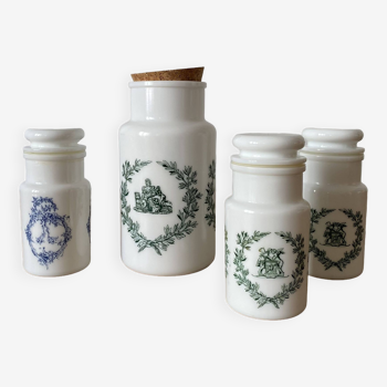 Lot of apothecary jars