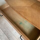 Foot oak writing desk
