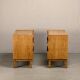 Danish Mid-Century Henning Kjærnulf Oak Bedside Cabinets or Sideboards