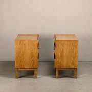 Danish Mid-Century Henning Kjærnulf Oak Bedside Cabinets or Sideboards
