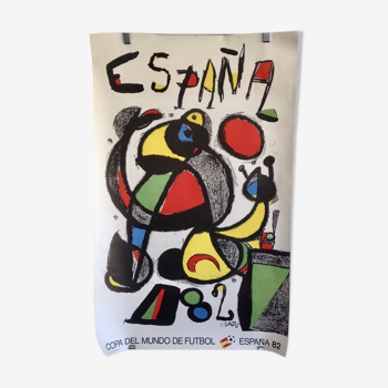 Affiche coupe du monde Espagne 1982 Miro