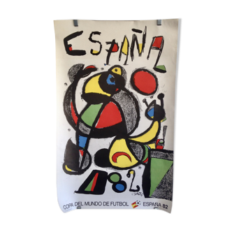 Affiche coupe du monde Espagne 1982 Miro