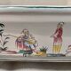 Midtable XVIIIth century decoration to the chinese faience de marseille signed vp for veuve perrin